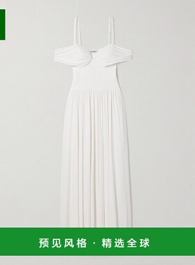 1h可退 香港直邮Simkhai 女士 Amarantha 露肩褶裥弹性针织礼服 1