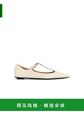 1h可退 香港直邮The Attico 女士 灰白色 Juno 芭蕾鞋 250WSH0085