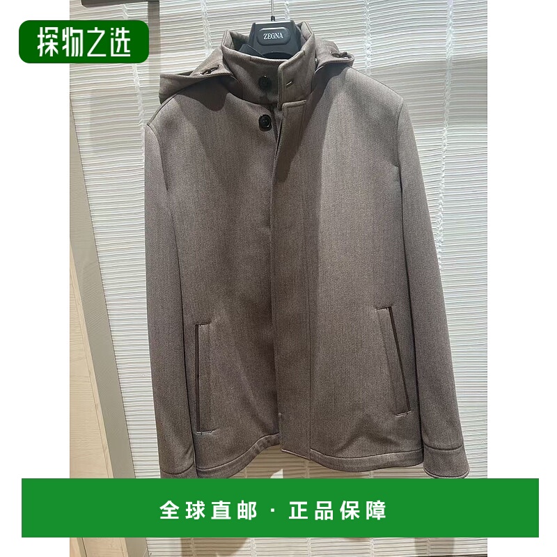 香港直邮Zegna 连帽休闲夹克 UGT24A2G200