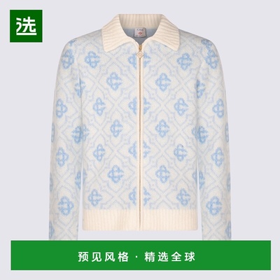 香港直邮CASABLANCA 男士针织衫 MPF25KW100501 AW2025 蓝色