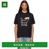 美国直邮 恤纯棉潮牌时尚 AMIRI Twisted 1h可退 黑色 Palms