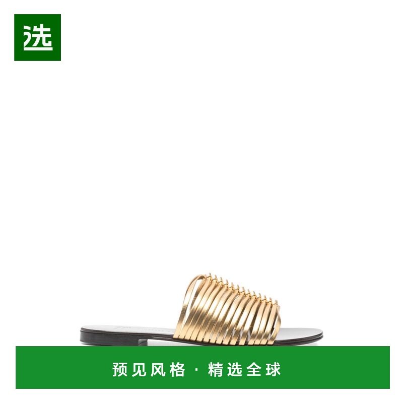 香港直邮GIUSEPPE ZANOTTI 女士拖鞋 E600016001 SS2026 金色,女鞋,其他拖鞋,淘宝优惠券,粉丝福利购,淘宝优惠卷