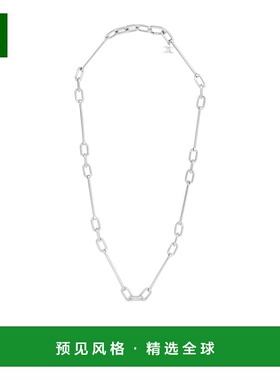 1h可退 香港直邮Celine CELINE挂饰铑银色饰面细短链项链 B101Y6B