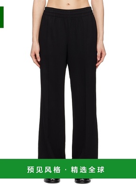 1h可退 香港直邮ANINE BING 女士 黑色 Soto 长裤 A0310273休闲裤