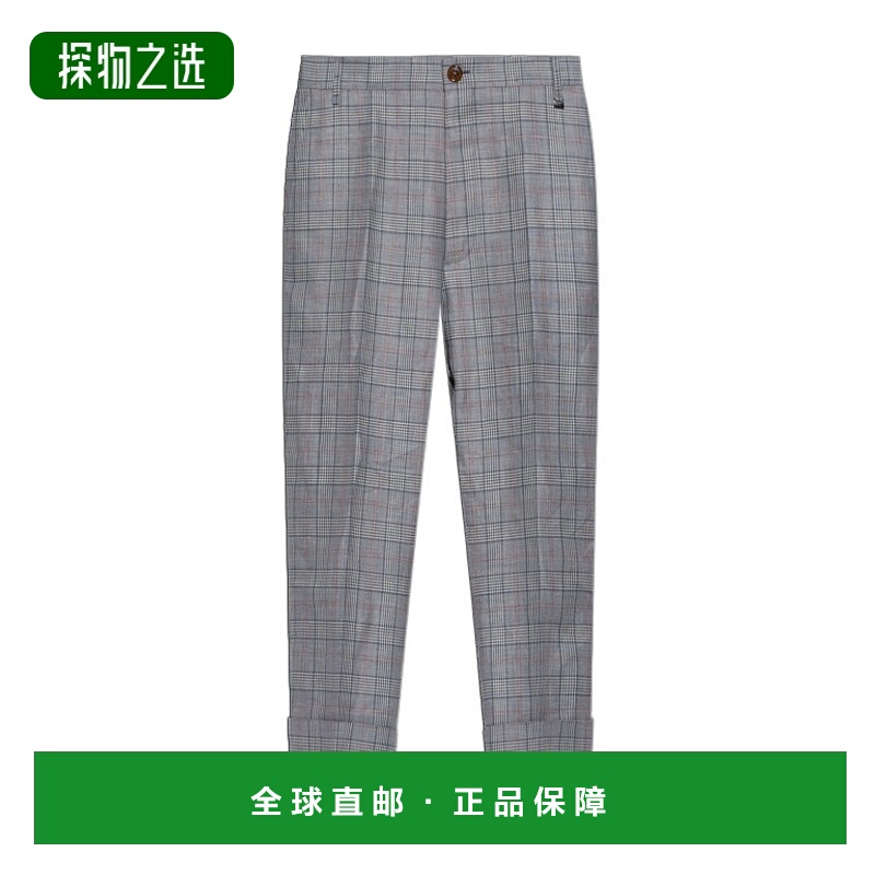 香港直邮Vivienne Westwood 腰带环休闲裤 2F01001KW013L