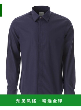 香港直邮PAUL SMITH 男士衬衫 M1R656U2L0005049 AW2024 深蓝色