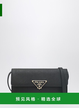 1h可退 香港直邮Prada 普拉达 女士 迷你黑色小牛皮包包 1BD386OT