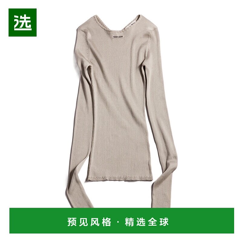 香港直邮Miu Miu 圆领针织衫 MML01C18BQSOOO长袖