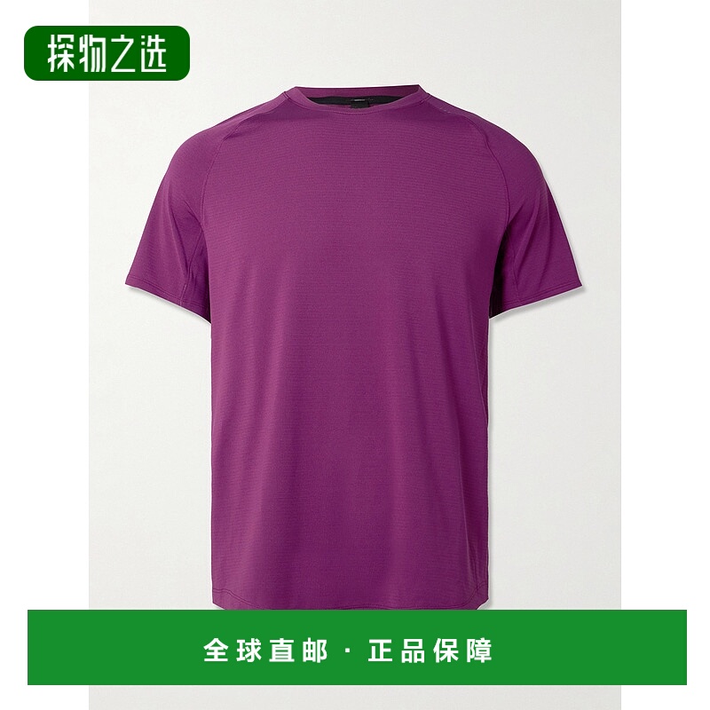 香港直邮Lululemon 男士 License to Train Recycled-Mesh 弹力T