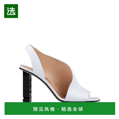 1h可退 香港直邮Sergio Rossi 塞乔·罗西 女士 凉鞋 white白色