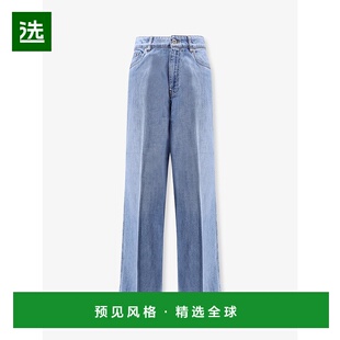 香港直邮Miu 棉质牛仔裤 Miu 女士 GWP394S23217GG 缪缪 1h可退