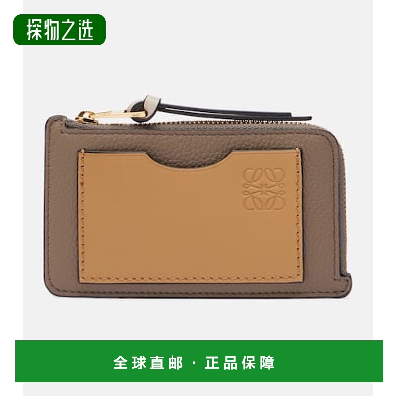 香港直邮LOEWE 罗意威 女士 Anagram 皮革卡套 beige米色 舒适时