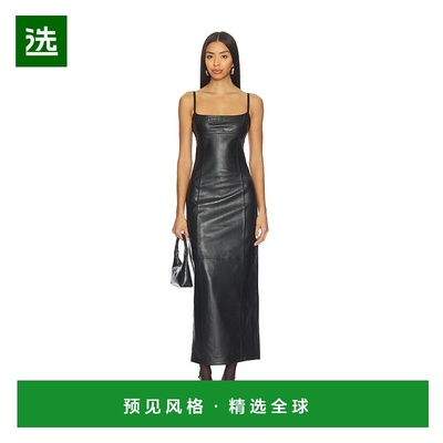 1h可退 香港直邮Miaou 女士 Thais 连衣裙 5019RLBLK black黑色