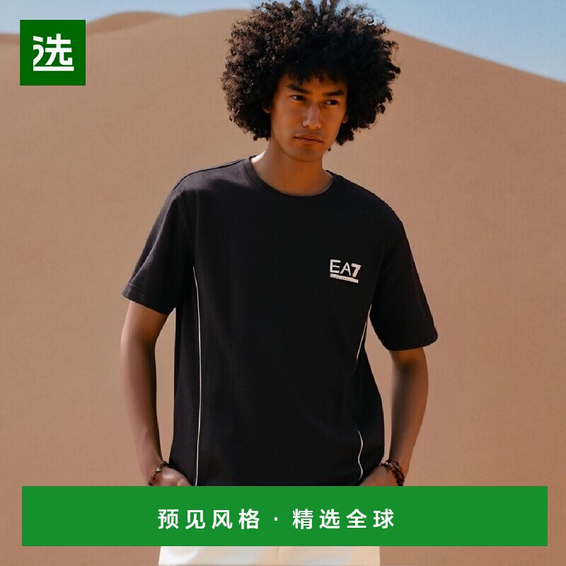 香港直邮EA7 Emporio Armani 徽标圆领T恤 2735294P209阿玛尼