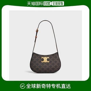 手袋 欧洲直邮CELINE Triomphe 赛琳 帆布和小牛皮中号 TILLY