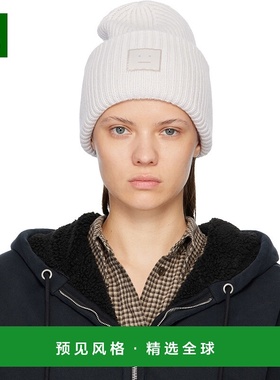 1h可退 香港直邮Acne Studios 艾克妮 女士 灰色 Large Face Logo