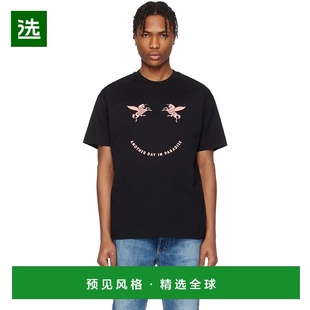 1h可退 香港直邮Givenchy 纪梵希 男士 黑色 Unicorns Embroidery