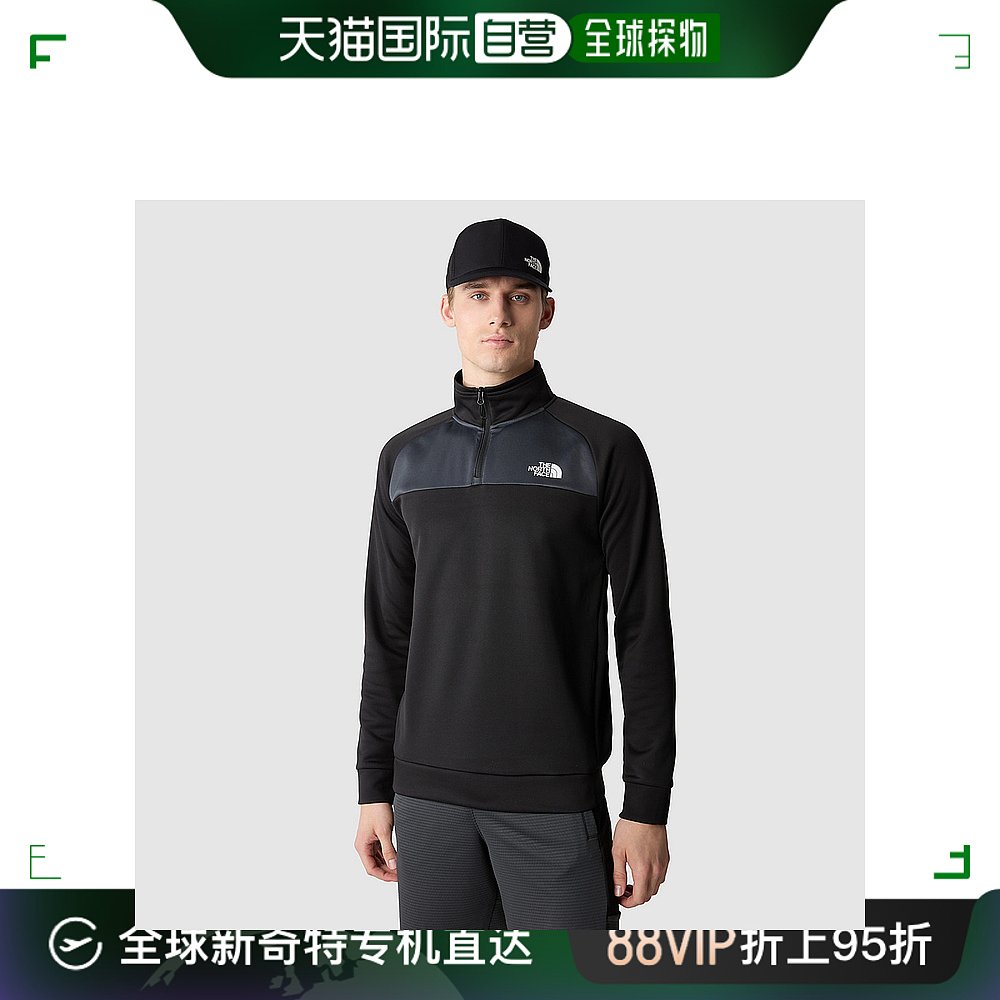 欧洲直邮THE NORTH FACE（北面）男士 Reaxion全拉链运动衫