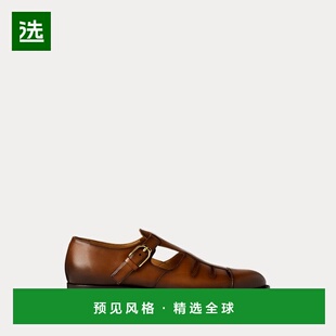 欧洲直邮RALPH LAUREN拉夫劳伦 Purple Label鞣制牛皮凉凉鞋渔夫