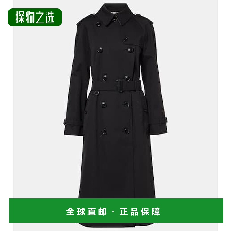 香港直邮Burberry 巴宝莉 女士 Waterloo 棉质华达呢风衣博柏利