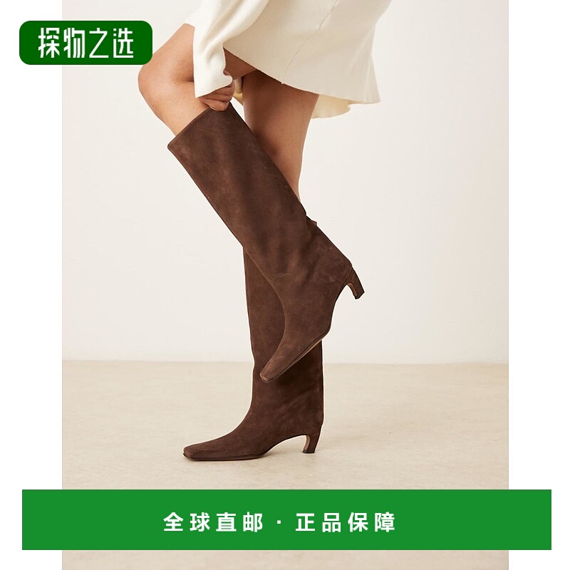 香港直邮ASOS 女士 Candace premium chisel 设计套穿鞋头及膝巧