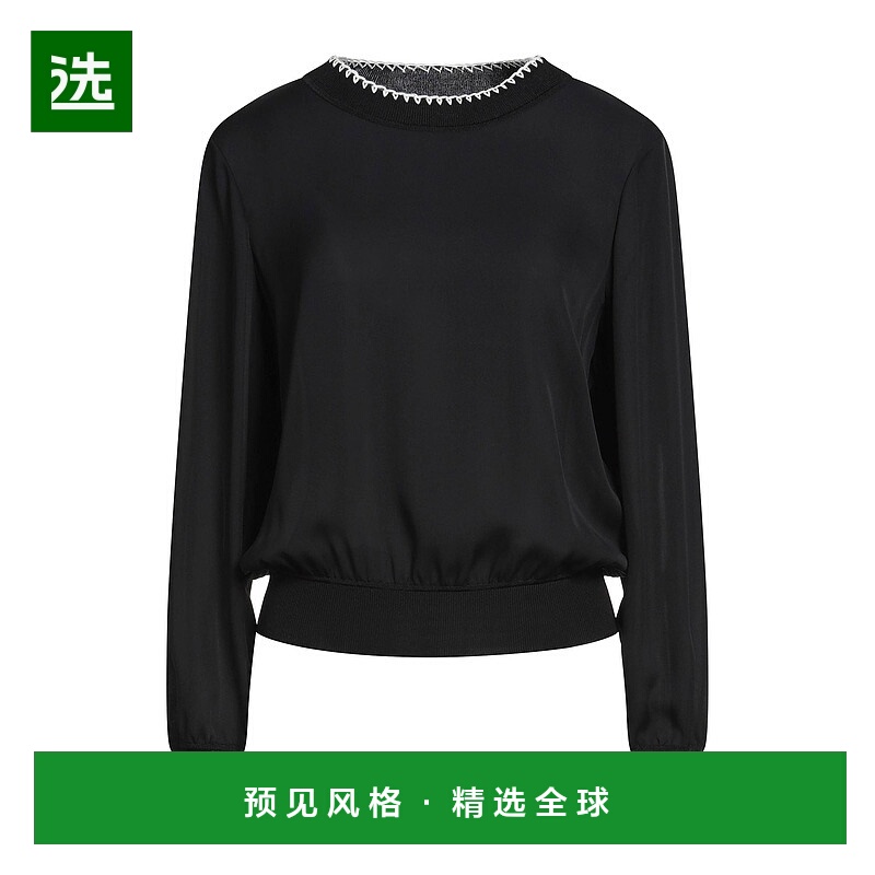 香港直邮THEORY 希尔瑞 女士 上衣 black黑色 舒适时尚