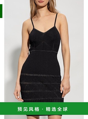 香港直邮Balmain 吊带连衣裙 AF1R2001KD94包臀裙