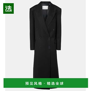 1h可退 香港直邮The Frankie Shop 女士 Jane 大衣 black黑色 舒