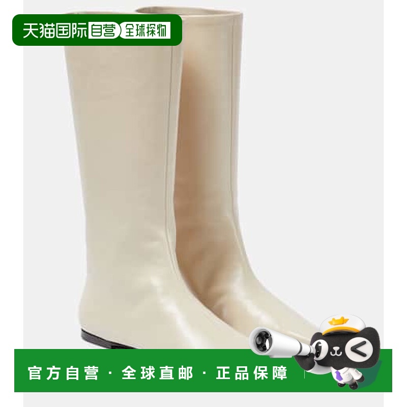 1h可退 香港直邮The Row 女士 Bette 皮质靴子 white白色 舒适时