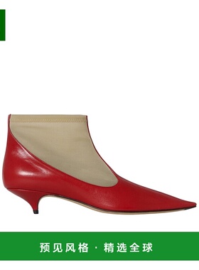 香港直邮The Row 尖头短筒靴短靴 F1581SL1W20SCR