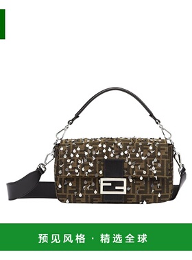 香港直邮Fendi 翻盖单肩包 7VA572APD4手提包