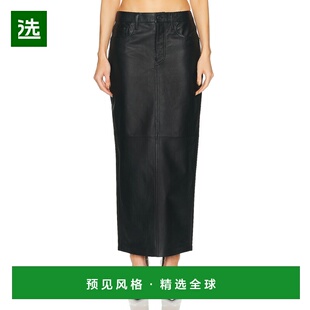1h可退 香港直邮wardrobenyc 女士 Column 皮革半身裙 W2097PCL