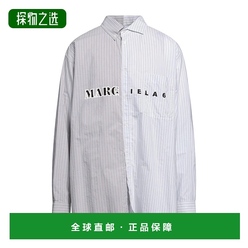 香港直邮Mm6 Maison Margiela 马丁·马吉拉 MM6 男士 条纹衬衫