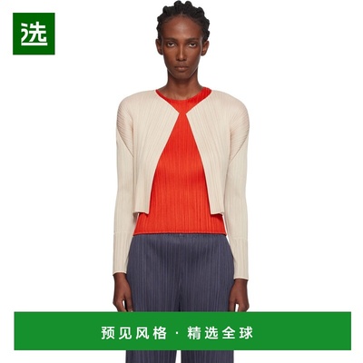 1h可退 香港直邮Pleats Please Issey Miyake 女士 驼色 Monthly