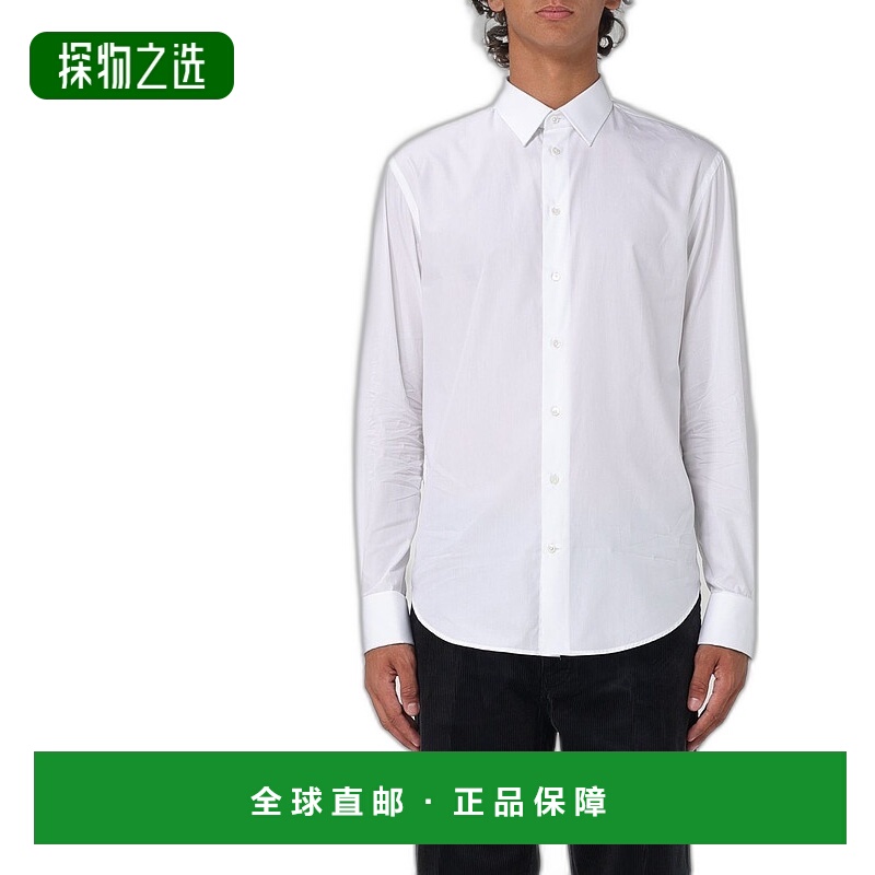 1h可退 欧洲直邮emporio armani 男士 衬衫舒适流行穿搭小众百搭