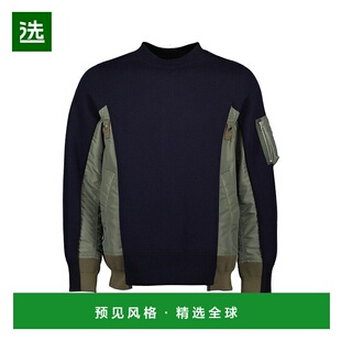 香港直邮Sacai 男士 斜纹套头衫卫衣 SCM221 colorful花色 舒适时