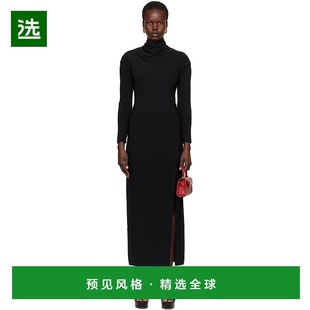 女士 黑色 Cady 1h可退 Neck 范思哲 Draped Sli 香港直邮Versace