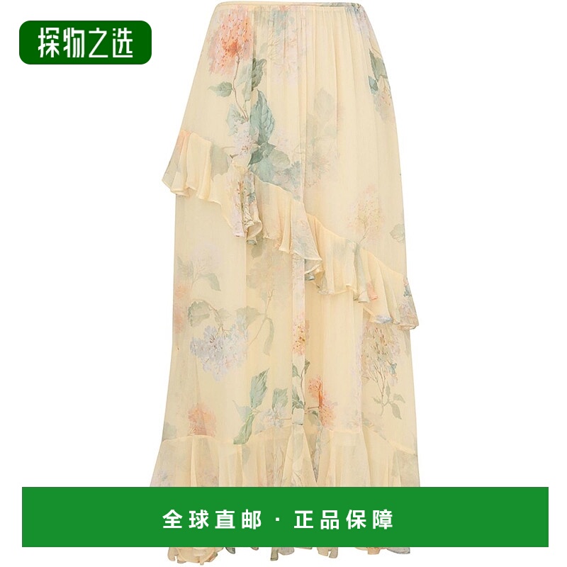 香港直邮ZIMMERMANN 女士 不对称半身裙 4213SS251L