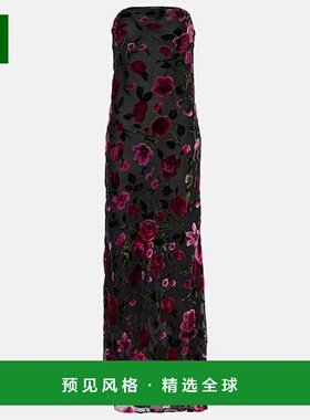1h可退 香港直邮RODARTE 女士 devoré 天鹅绒礼服 colorful花色