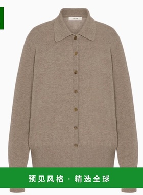 香港直邮The Row 女士 CAPPUCCINO LILLIA 羊绒针织开衫 10038Y55