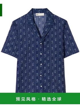 香港直邮Tory Burch 宽松短袖衬衫 175285真丝