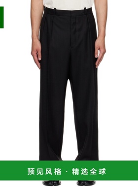 香港直邮Maison Margiela 直筒羊毛阔腿裤休闲裤 S50KA0687M35504
