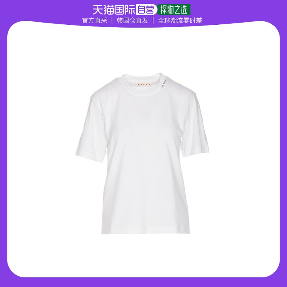 韩国直邮MARNI24SS短袖T恤女THJE0211X2White 女装/女士精品 T恤 原图主图