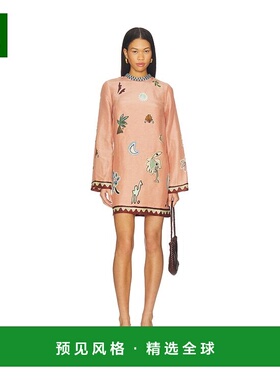 1h可退 香港直邮ALEMAIS 女士 Laurence 迷你连衣裙 6331D