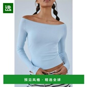 From 美国直邮 1h可退 Out 棉质压缩船领长袖 女装 Under 恤