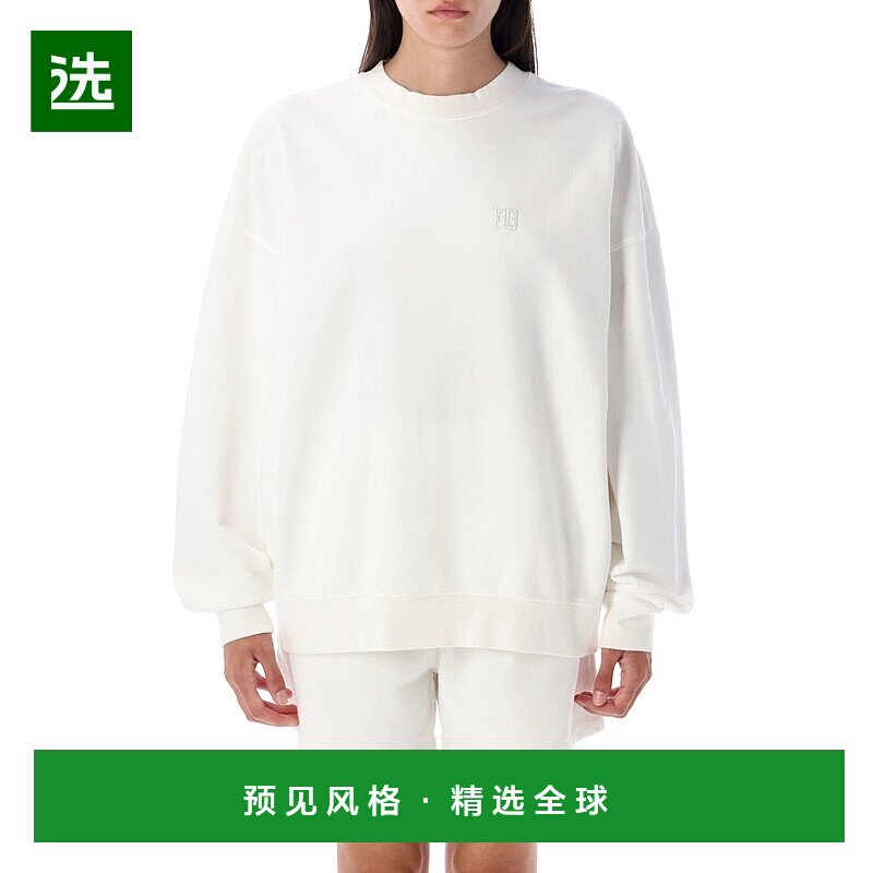 1h可退 香港直邮ANINE BING 女士 Miles framed 交织图案卫衣 A08