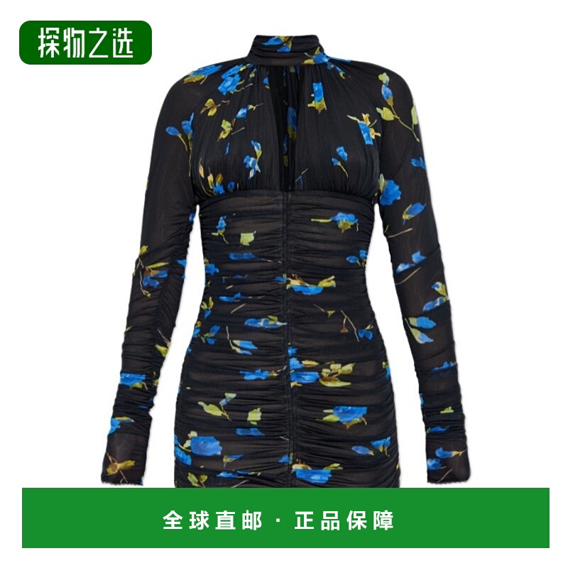 香港直邮Blumarine 花卉印花连衣裙 2A717A包臀裙