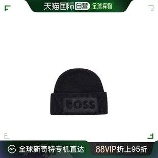 50500574 徽标贴片羊毛针织帽子 Boss 香港直邮Hugo