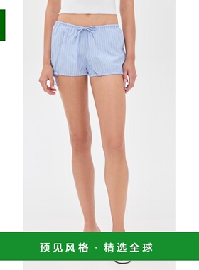 1h可退 香港直邮Danielle Guizio 女士 Bloomers 条纹短裤