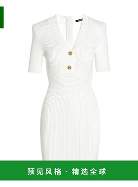 香港直邮Balmain 针织连衣裙 AF1R6030KB39